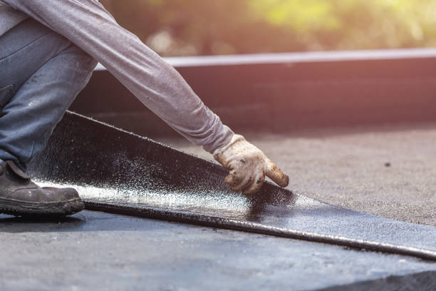 Professional Waterproofing technician working in New London, MN